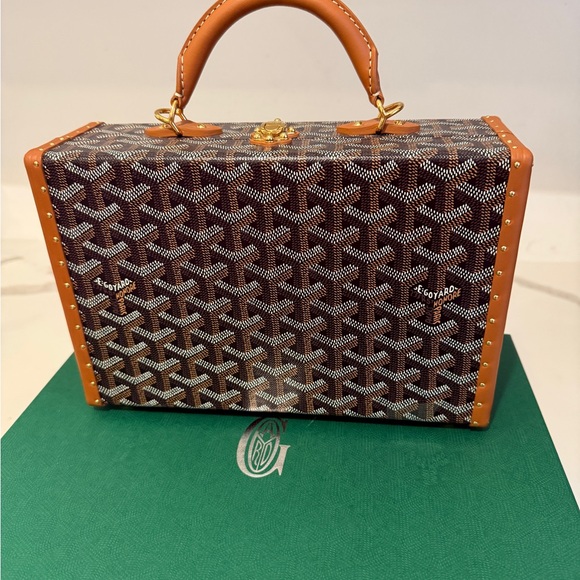 Goyard PM Black and Tan Hotel Trunk Bag BRAND NEW - Picture 9 of 10
